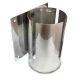 Wall-mounted holder, metal, with Chrome tape, 5m