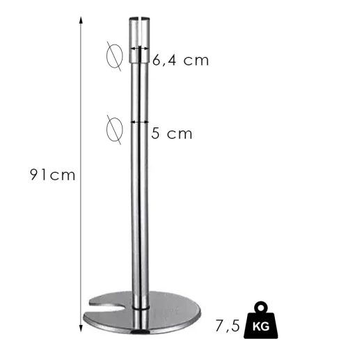 Stockable retractable barrier (SOK)