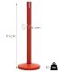 Colored retractable barrier (XLO-red)